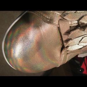 Fitflop F-Sporty II Fringe Leather Holo Sneakers